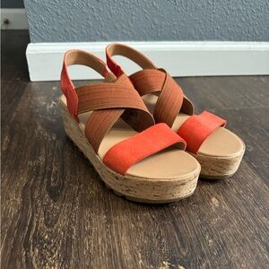 SOREL wedge sandal, size 8